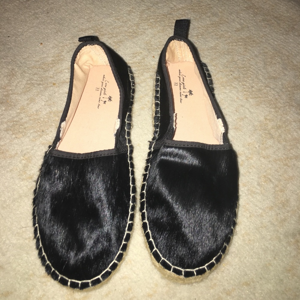 Zara Little girls black flats